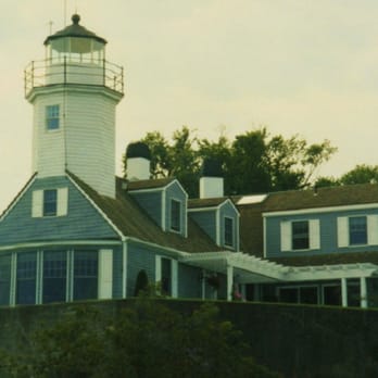 Popular Point Lighthouse - Huge seawall for protection against storm surge.  Photo by Anna K. - Landmarks & Historical Buildings Near Me - North Kingstown, Rhode Island