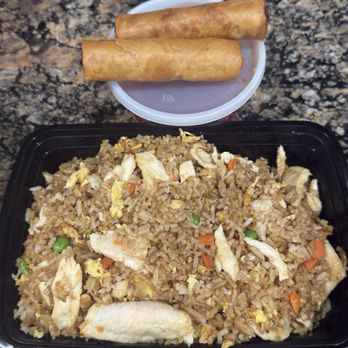 Ruby Garden - 11. Fortune Fried Rice and (2) pork egg rolls - Vietnamese Near Me - Georgetown, Texas