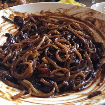 Chai Lan - Noodles were too starchy but the black bean sauce was pretty yummy. Don't let the photo deceive you,...starchy! - Chinese Near Me - Irvine, California Chai Lan - Noodles were too starchy but the black bean sauce was pretty yummy. Don't let the photo deceive you,...starchy! - Chinese Near Me - Irvine, California