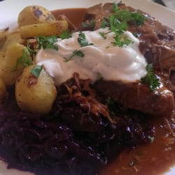 Alte Kegelbahn - Das Biofleisch ist super. Genial gekocht. Saucen lecker. Besser geht nicht und genug ist es auch. Beilage ist Zufall.