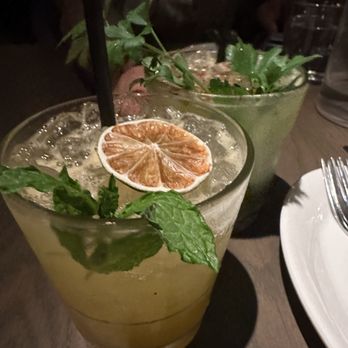 Aba - Passion fruit margarita and Aloe It's Me - Mediterranean Near Me - Austin, Texas