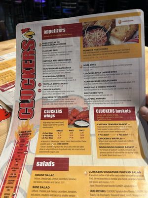 Menu photo 2 Cluckers Louisville, KY