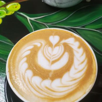 Cafe Villamor - Vanilla latte with cute hearts - Coffee & Tea Near Me - Honolulu, Hawaii Cafe Villamor - Vanilla latte with cute hearts - Coffee & Tea Near Me - Honolulu, Hawaii