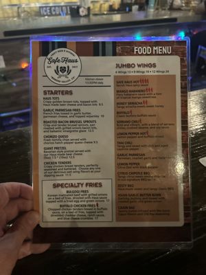 Menu photo 5 Safe Haus Craft Beer & Kitchen Moreno Valley, CA Menu photo 5 Safe Haus Craft Beer & Kitchen Moreno Valley, CA