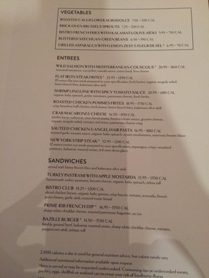 Menu photo 7 Bazille at Nordstrom Dallas, TX
