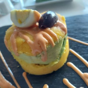 Sr. Ceviche - Presentation of cold mash potatoes with crab. - Seafood Near Me - Pembroke Pines, Florida Sr. Ceviche - Presentation of cold mash potatoes with crab. - Seafood Near Me - Pembroke Pines, Florida
