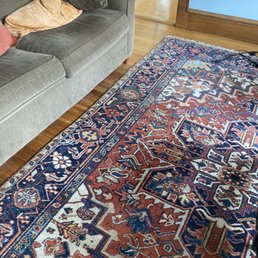 Photo of my West Elm Coffee Table.
