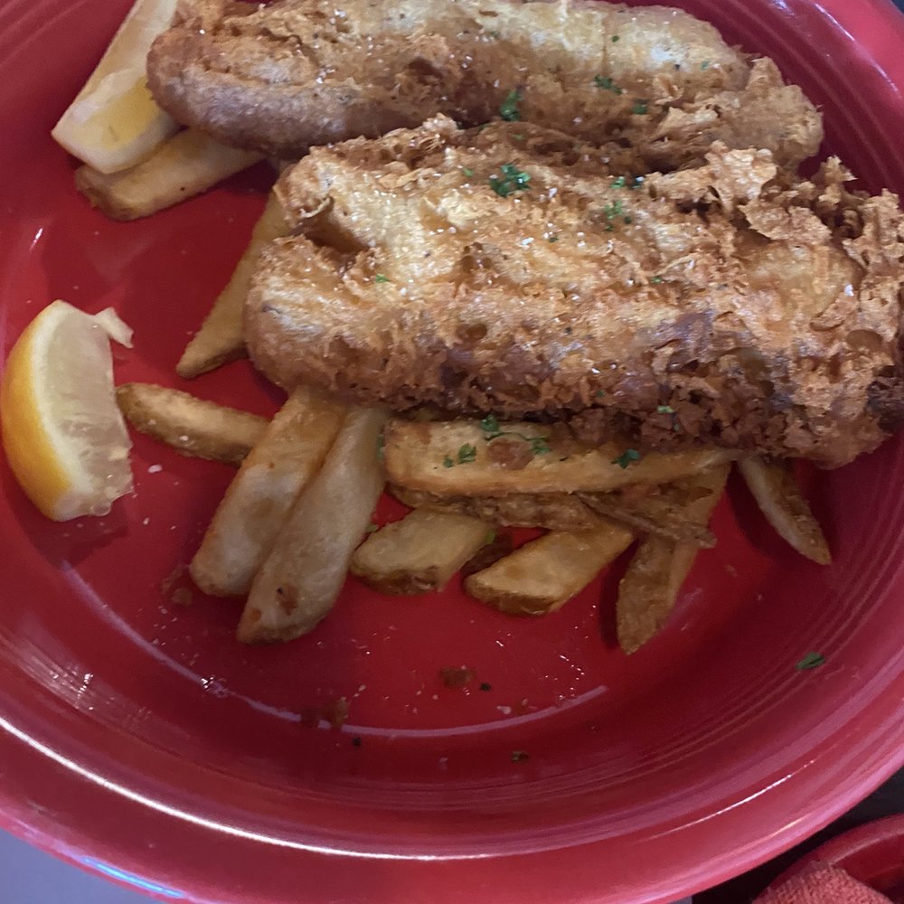 Strap Tank Brewery - Beer Battered Fish & Chips did not think these were good - New American Near Me - Lehi, Utah Strap Tank Brewery - Beer Battered Fish & Chips did not think these were good - New American Near Me - Lehi, Utah