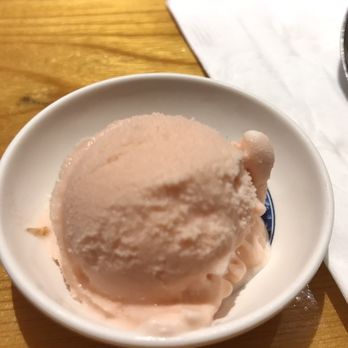 Chobop - Complimentary ice cream - kind of tasted like bubble gum. - Sushi Bars Near Me - Costa Mesa, California