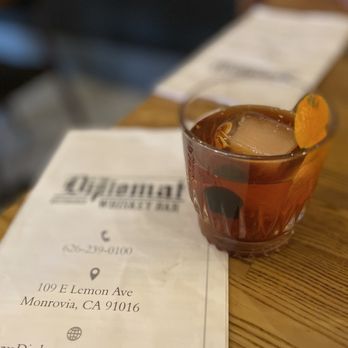 The Diplomat Eatery and Tavern - Burnt Old Fashioned - Mediterranean Near Me - Monrovia, California The Diplomat Eatery and Tavern - Burnt Old Fashioned - Mediterranean Near Me - Monrovia, California