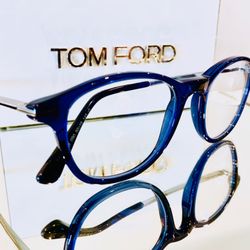 Wayne EyeCare - Ever think of getting a royal blue frame? This Tom Ford will make the decision easy