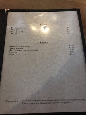 Menu photo 3 Tara Thai Kitchen El Paso, TX