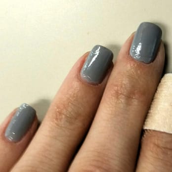 LV Nails & Spa - Sloppy topcoat and cut cuticles - Nail Salons Near Me - Henderson, Nevada