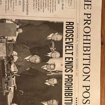 Prohibition Kitchen - Menu Front Page - Bars Near Me - St. Augustine, Florida Prohibition Kitchen - Menu Front Page - Bars Near Me - St. Augustine, Florida