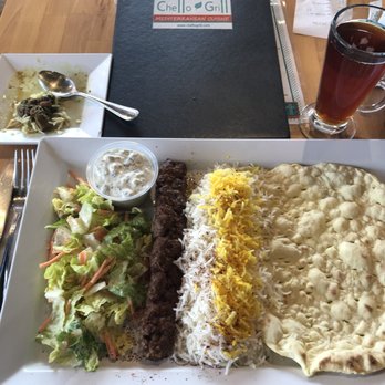 Chello Grill - Koobideh plate. - Mediterranean Near Me - Albuquerque, New Mexico