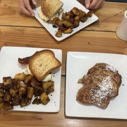 Ginger & Clove Cafe - Gluten free breakfast sandwich, gluten free French toast, regular breakfast sandwich