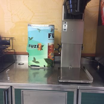 Subway - a box of fuzz next to a coffee machine - Sandwiches Near Me - Lake City, Tennessee