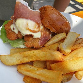 Ludwig's Biergarten - Chicken schnitzel sandwich (so good) - German Near Me - Mountain View, California Ludwig's Biergarten - Chicken schnitzel sandwich (so good) - German Near Me - Mountain View, California