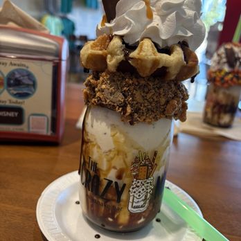The Crazy Mason Milkshake Bar - Butter My Waffle Shake which - Desserts Near Me - Kissimmee, Florida