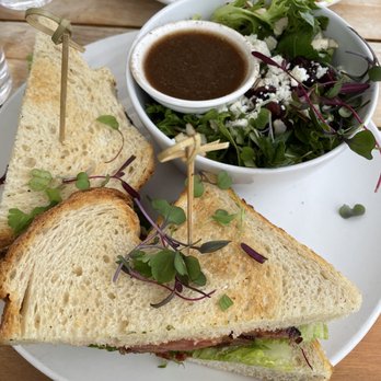 Cafe Topes - BLT sandwich with a side salad - Coffee & Tea Near Me - Carlsbad, California
