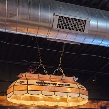 Valley Pub - Cool light fixture - Pizza Near Me - WDM, Iowa