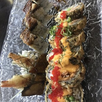 Masakari - Sheephead Bay Roll and Godzilla roll - Japanese Near Me - Brooklyn, New York