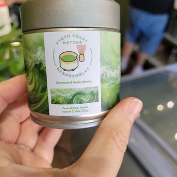Kyoto Coast Matcha - 1oz tin of their matcha. Very reasonable for ceremonial high-quality matcha powder. - Coffee & Tea Near Me - San Diego, California Kyoto Coast Matcha - 1oz tin of their matcha. Very reasonable for ceremonial high-quality matcha powder. - Coffee & Tea Near Me - San Diego, California