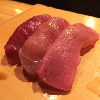 Kisaku Sushi - Luxurious tuna, and all three cuts. So fresh and unctuous I almost seizured with satisfaction. - Sushi Bars Near Me - Seattle, Washington Kisaku Sushi - Luxurious tuna, and all three cuts. So fresh and unctuous I almost seizured with satisfaction. - Sushi Bars Near Me - Seattle, Washington