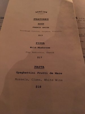 Menu photo 5 The Good Son Toronto, ON Menu photo 5 The Good Son Toronto, ON