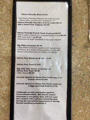 Menu photo 6 Hot Stacks North Myrtle Beach, SC