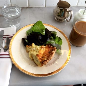 Maurice - Quiche with simple salad. And of course my water and coffee after I asked the server for a refill. - French Near Me - Portland, Oregon Maurice - Quiche with simple salad. And of course my water and coffee after I asked the server for a refill. - French Near Me - Portland, Oregon