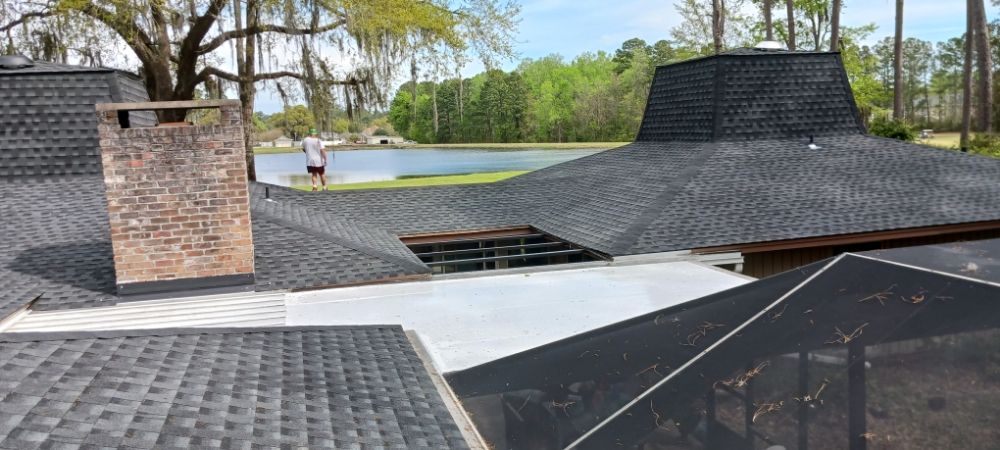 Slide of James Hudock roofing and repairs