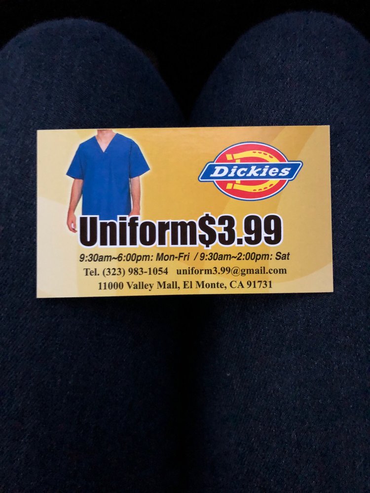 UNIFORM3.99 Updated August 2024 11000 Valley Mall, El Monte