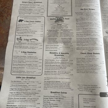 Black Bear Diner Barstow - Menu March 2025 - Breakfast & Brunch Near Me - Barstow, California