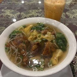 Egg Noodle Soup Roasted Duck Special