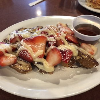 Mama Kat's - Strawberry Swirl French Toast - American Near Me - San Marcos, California Mama Kat's - Strawberry Swirl French Toast - American Near Me - San Marcos, California