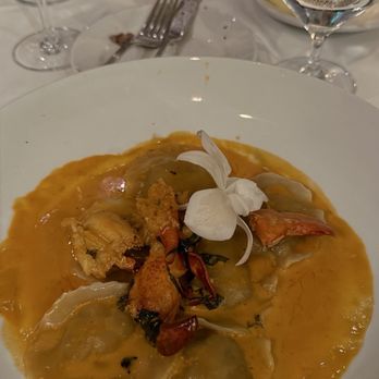 Le Vallauris - Maine Lobster Raviolis - French Near Me - Palm Springs, California Le Vallauris - Maine Lobster Raviolis - French Near Me - Palm Springs, California