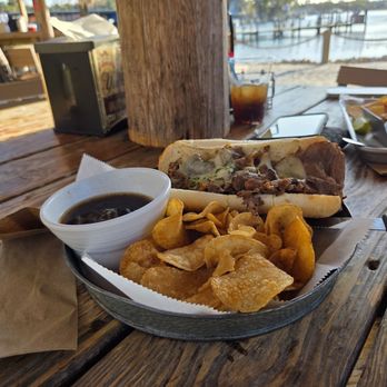 Crump's Landing - French dip and home made chips - American Near Me - Homosassa, Florida Crump's Landing - French dip and home made chips - American Near Me - Homosassa, Florida