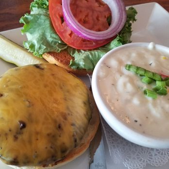 The Porterhouse - Elk burger - American Near Me - Mount Vernon, Washington