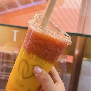 TE'AMO Boba Bar - Sunrise Smoothie 真果日出沙冰 - Bubble Tea Near Me - Schaumburg, Illinois TE'AMO Boba Bar - Sunrise Smoothie 真果日出沙冰 - Bubble Tea Near Me - Schaumburg, Illinois