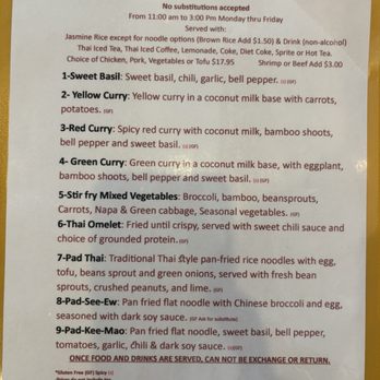 Khaosan Thai - Lunch menu - Thai Near Me - San Jose, California Khaosan Thai - Lunch menu - Thai Near Me - San Jose, California