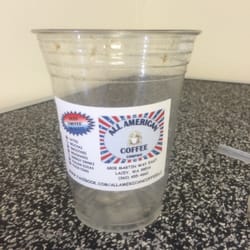 All American Coffee - What was left of my Vanilla Chai Latte