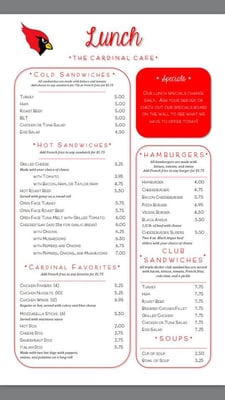 Menu photo 7 Cardinal Cafe Pompton Lakes, NJ