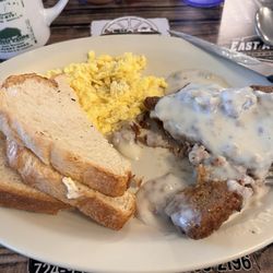 Country Junction Restaurant - Country fried steak and eggs