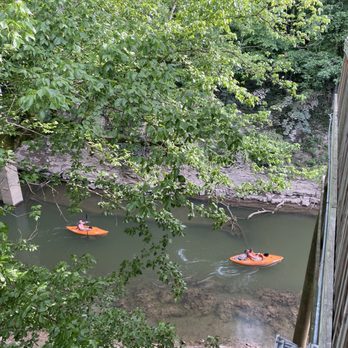 Hall's On the River - Kayakers below - Southern Near Me - Winchester, Kentucky Hall's On the River - Kayakers below - Southern Near Me - Winchester, Kentucky