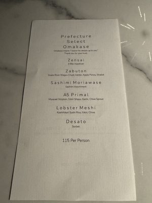 Menu photo 6 Prefecture Japanese Steakhouse Atlanta, GA Menu photo 6 Prefecture Japanese Steakhouse Atlanta, GA