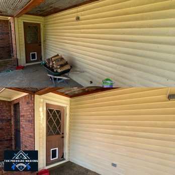 TXK Pressure Washing - Before and after of the exterior on my house! - Pressure Washers Near Me - Conway, Arkansas TXK Pressure Washing - Before and after of the exterior on my house! - Pressure Washers Near Me - Conway, Arkansas