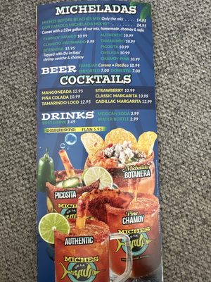Menu photo 8 Miches De La Baja Lake Elsinore, CA