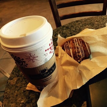 Peet's Coffee - Americano with White Chocolate Raspberry Scone - Coffee & Tea Near Me - Irvine, California Peet's Coffee - Americano with White Chocolate Raspberry Scone - Coffee & Tea Near Me - Irvine, California