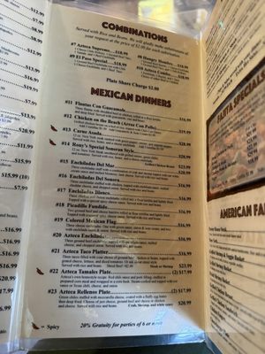 Menu photo 5 Azteca II Cocoa Beach, FL Menu photo 5 Azteca II Cocoa Beach, FL